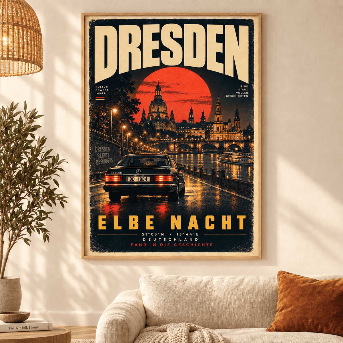 Dynamo Dresden Vintage Travel Poster – Retro City Wall Art