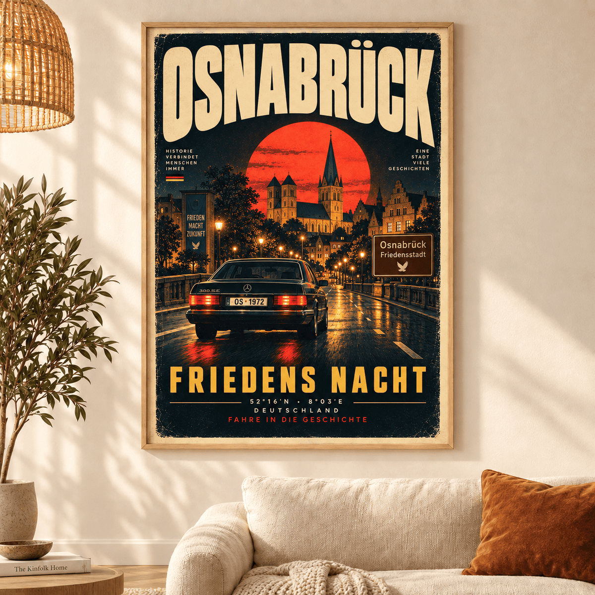 VfL Osnabrück Vintage Travel Poster – Retro City Wall Art