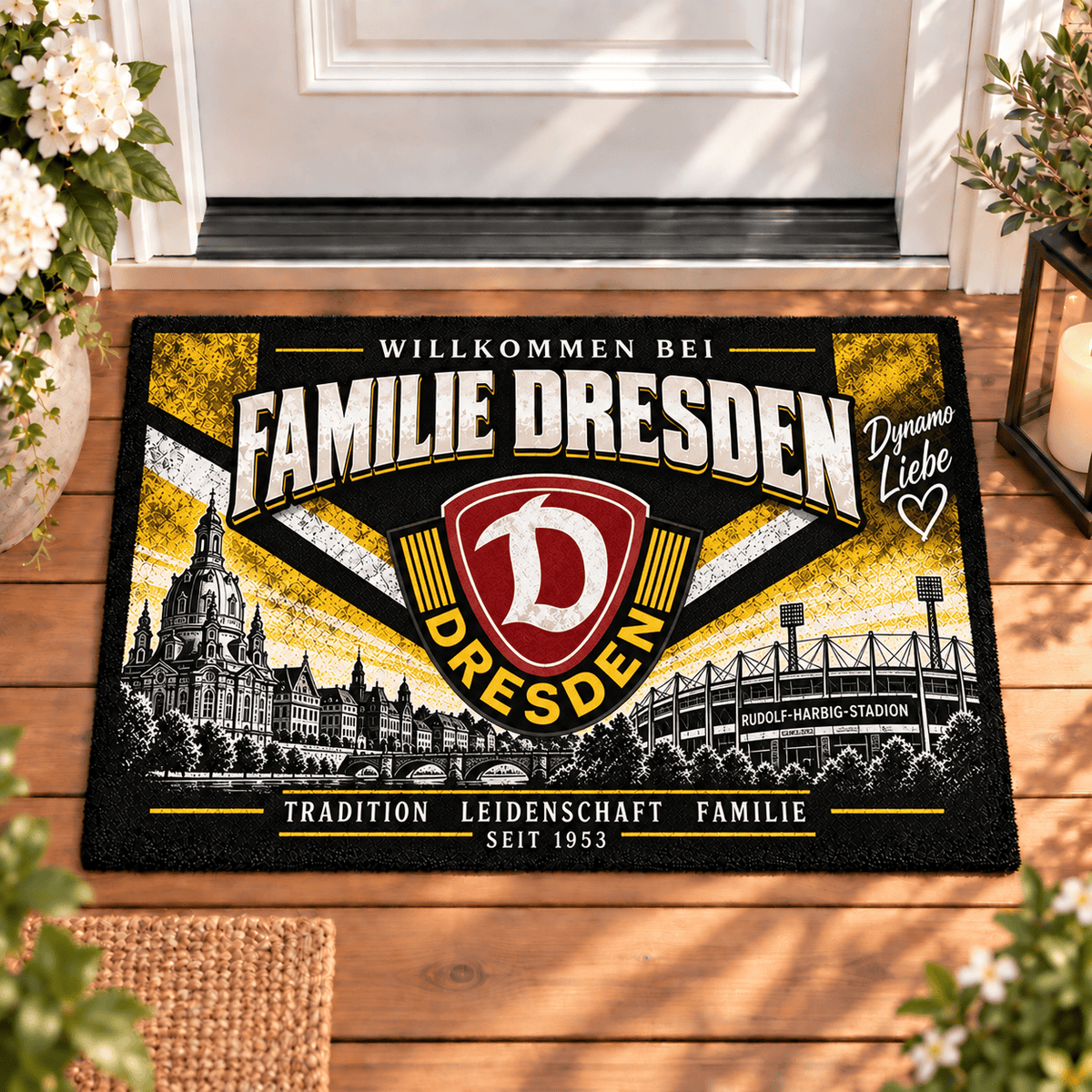 Dynamo Dresden Family Doormat - Limited Edition