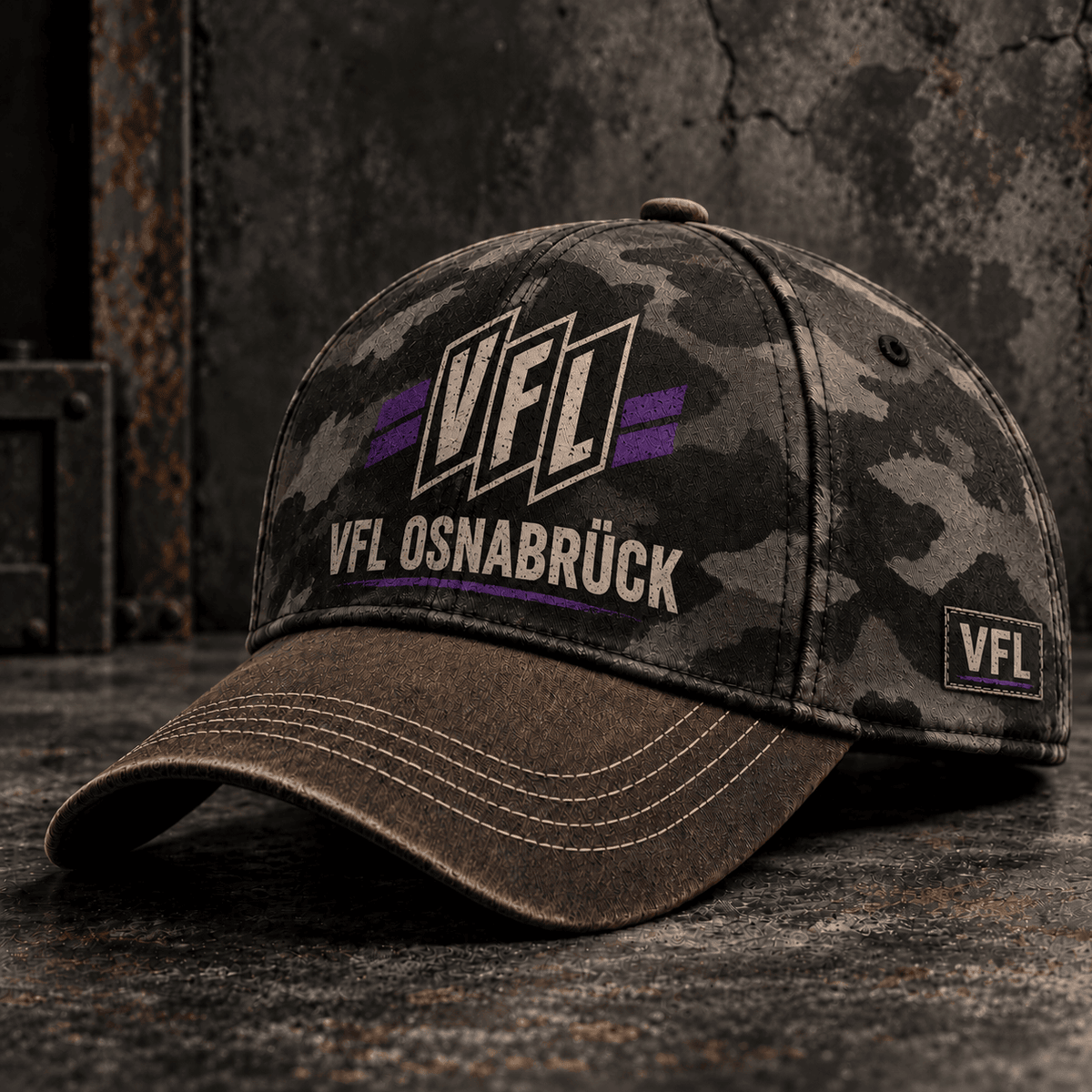 VfL Osnabrück Tactical Camo Cap – Retro Football Fan Baseball Hat