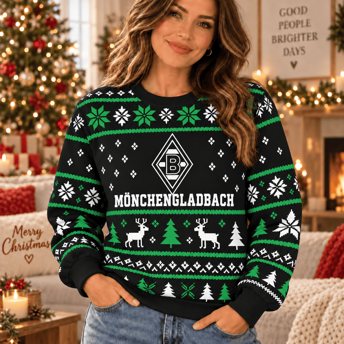 Borussia Mönchengladbach Ugly Christmas Sweater