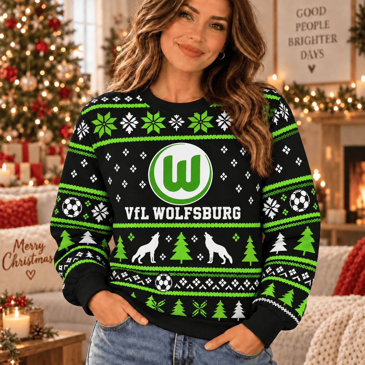 VfL Wolfsburg Ugly Christmas Sweater