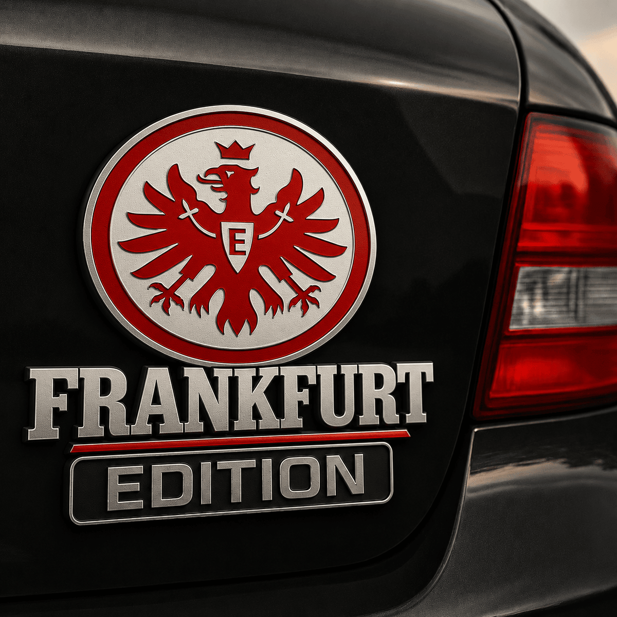 Eintracht Frankfurt 3D Chrome Car Badge