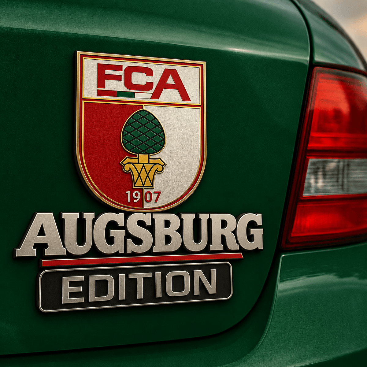 FC Augsburg 3D Chrome Car Badge