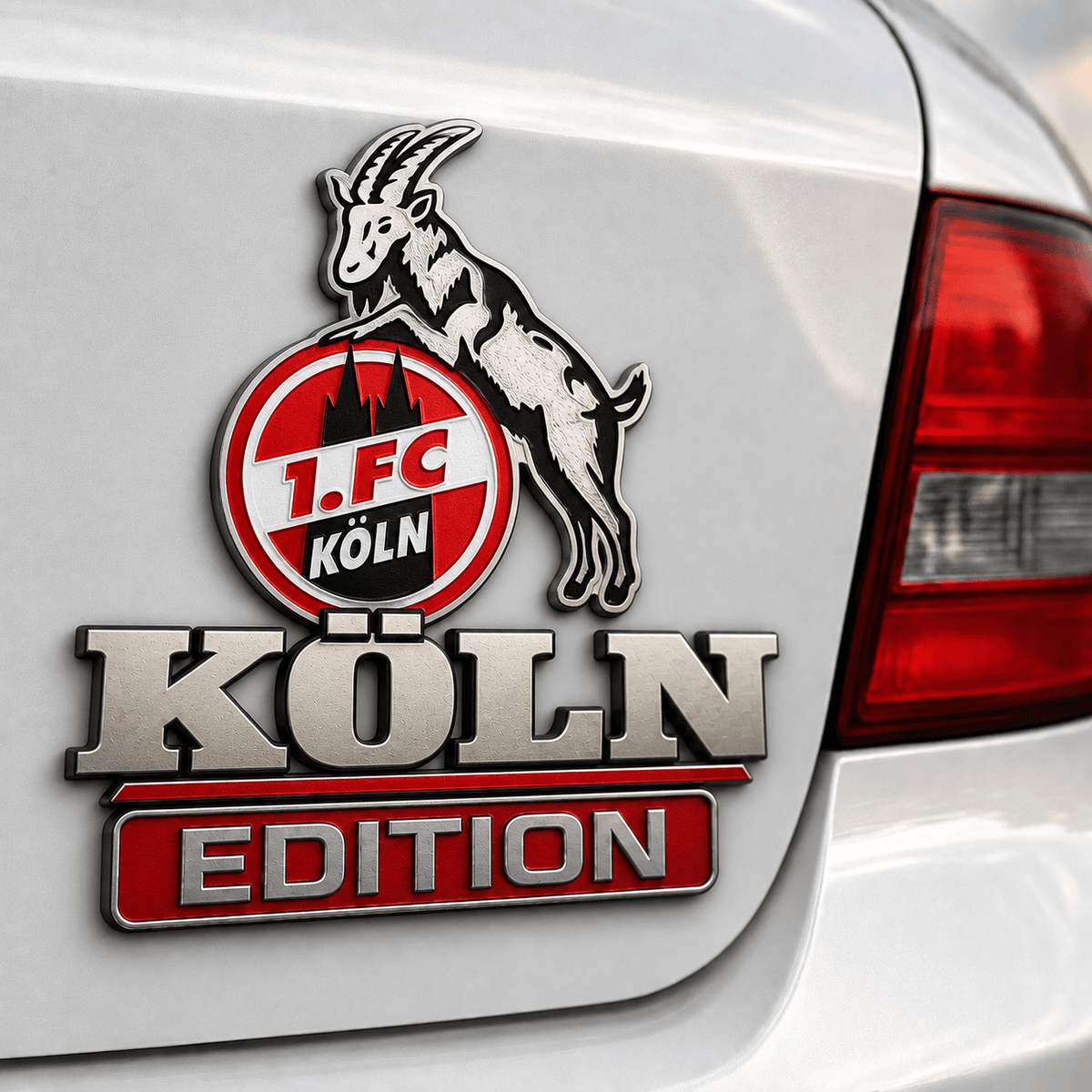 1. FC Köln 3D Chrome Car Badge