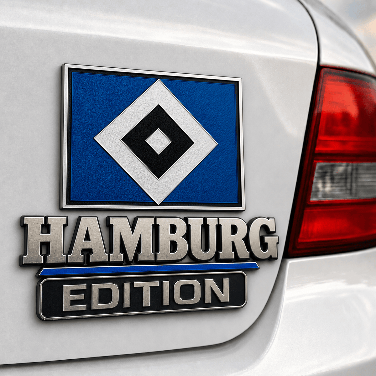 Hamburger SV 3D Chrome Car Badge