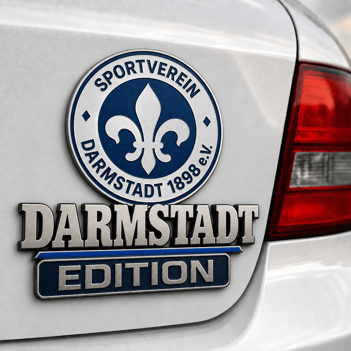 SV Darmstadt 98 3D Chrome Car Badge