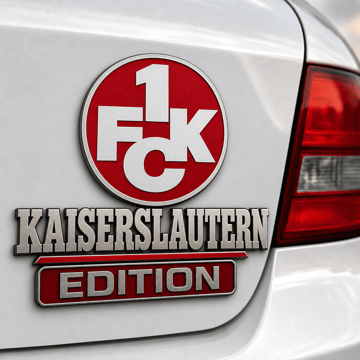 FC Kaiserslautern 3D Chrome Car Badge