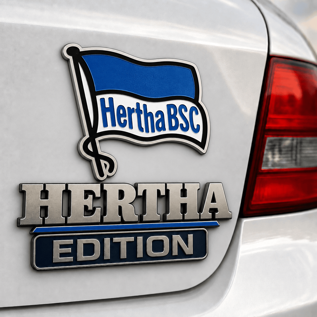 Hertha BSC 3D Chrome Car Badge
