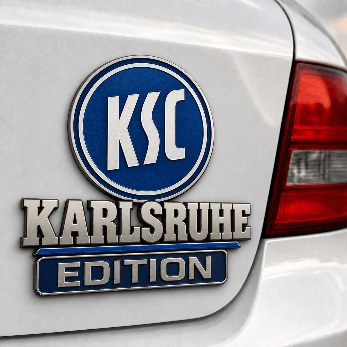 Karlsruher SC 3D Chrome Car Badge