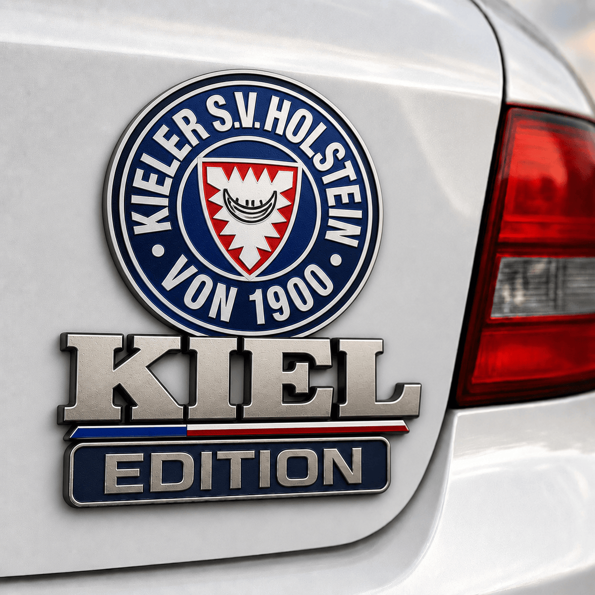 Holstein Kiel 3D Chrome Car Badge