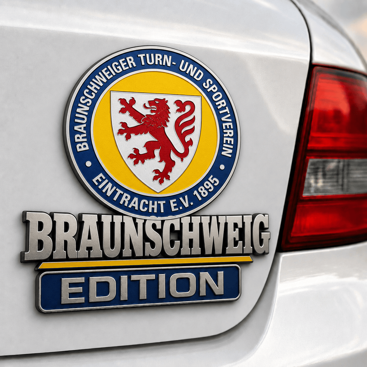 Eintracht Braunschweig 3D Chrome Car Badge