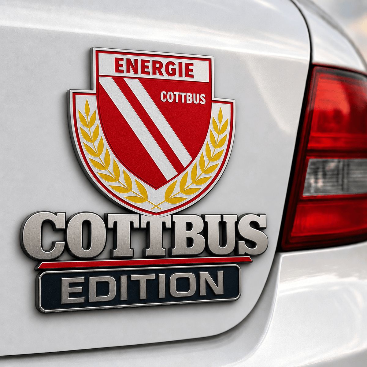 Energie Cottbus 3D Chrome Car Badge