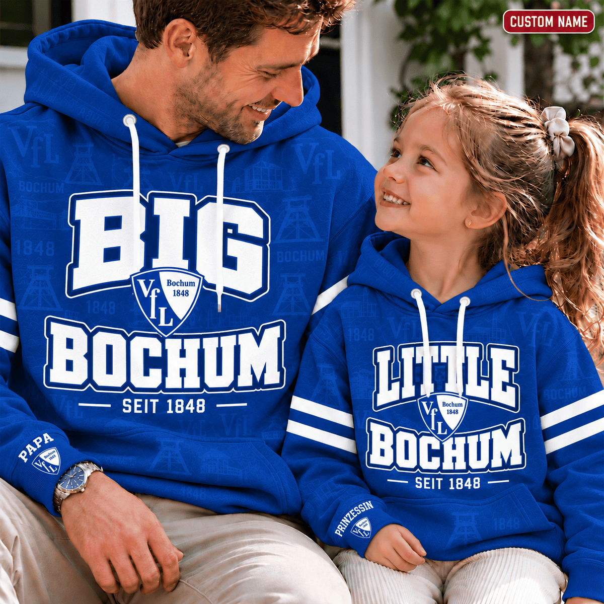 VfL Bochum Personalized Dad & Me Hoodie – Big & Little Matching Set