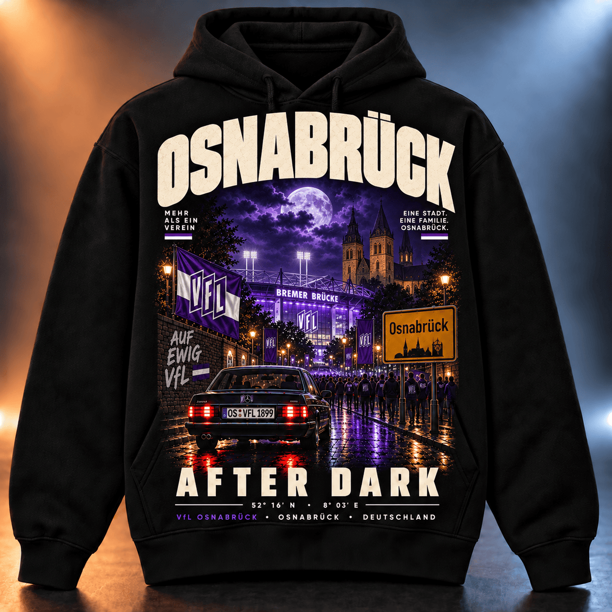 VfL Osnabrück After Dark Hoodie – Vintage Cityscape Pullover
