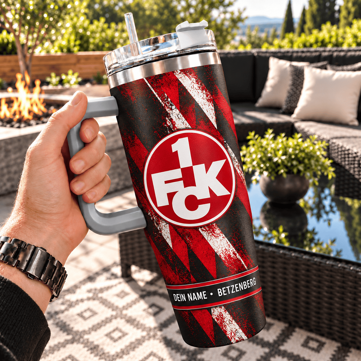 FC Kaiserslautern Custom Name 40oz Tumbler – Insulated Football Fan