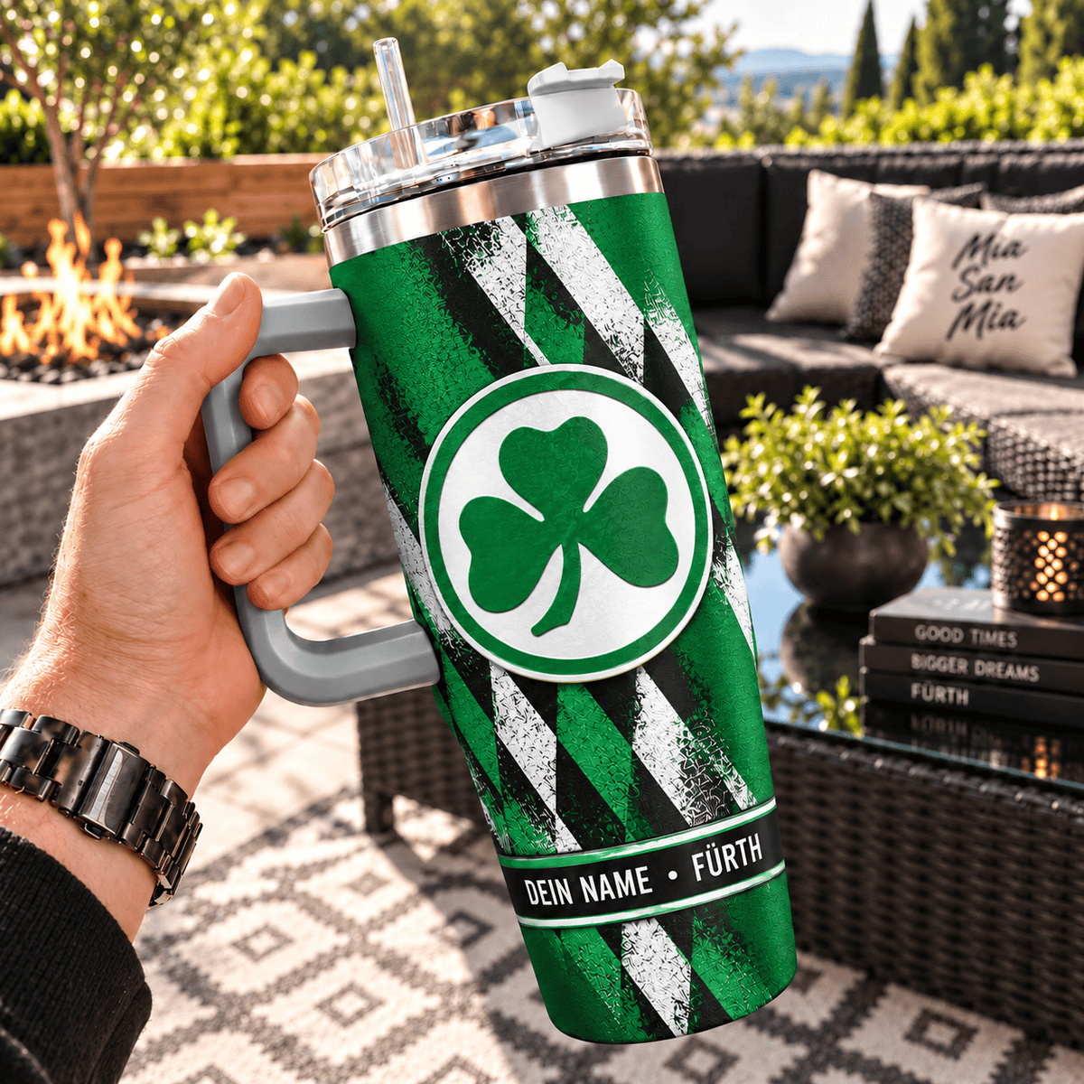SpVgg Greuther Fürth Custom Name 40oz Tumbler – Insulated Football Fan