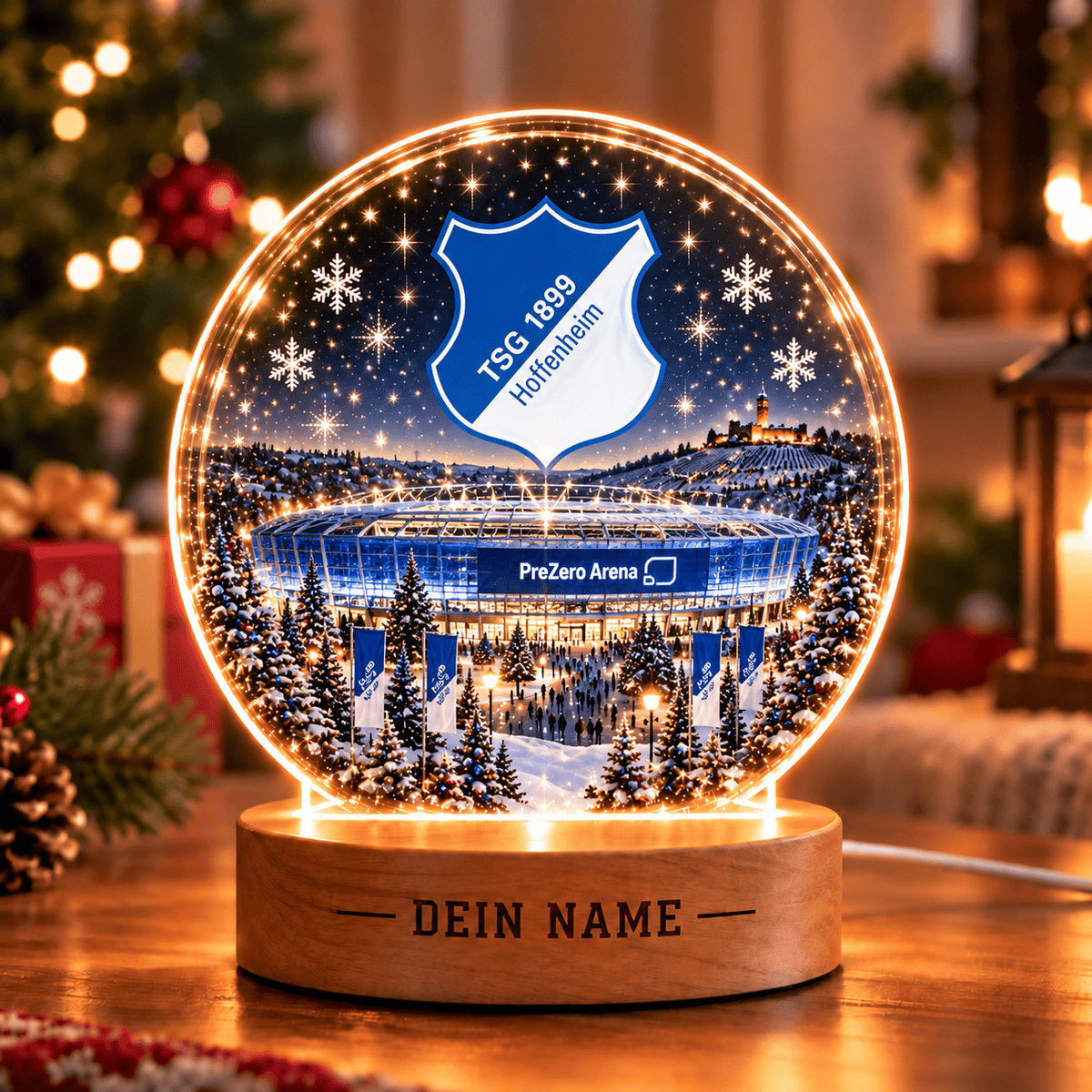 TSG Hoffenheim Christmas Gift Led Light Custom Any Name