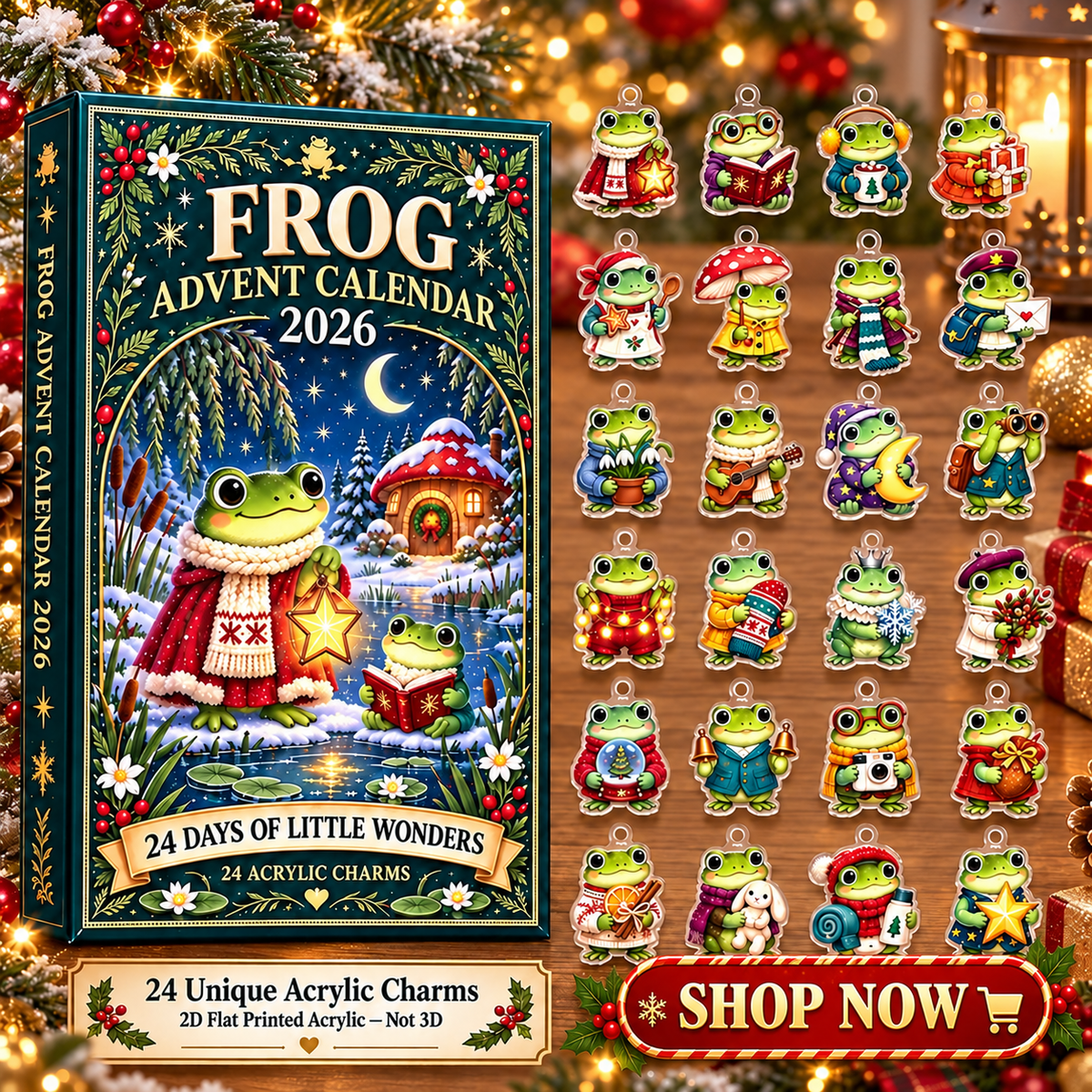 Frog Advent Calendar 2026 – 24 Days of Little Wonders