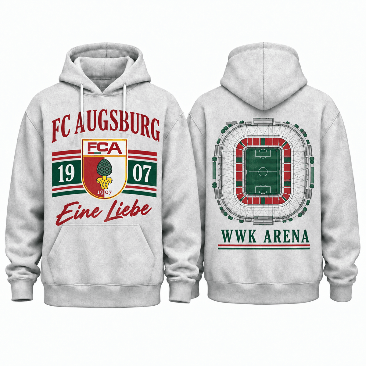 FC Augsburg Stadium Graphic Hoodie