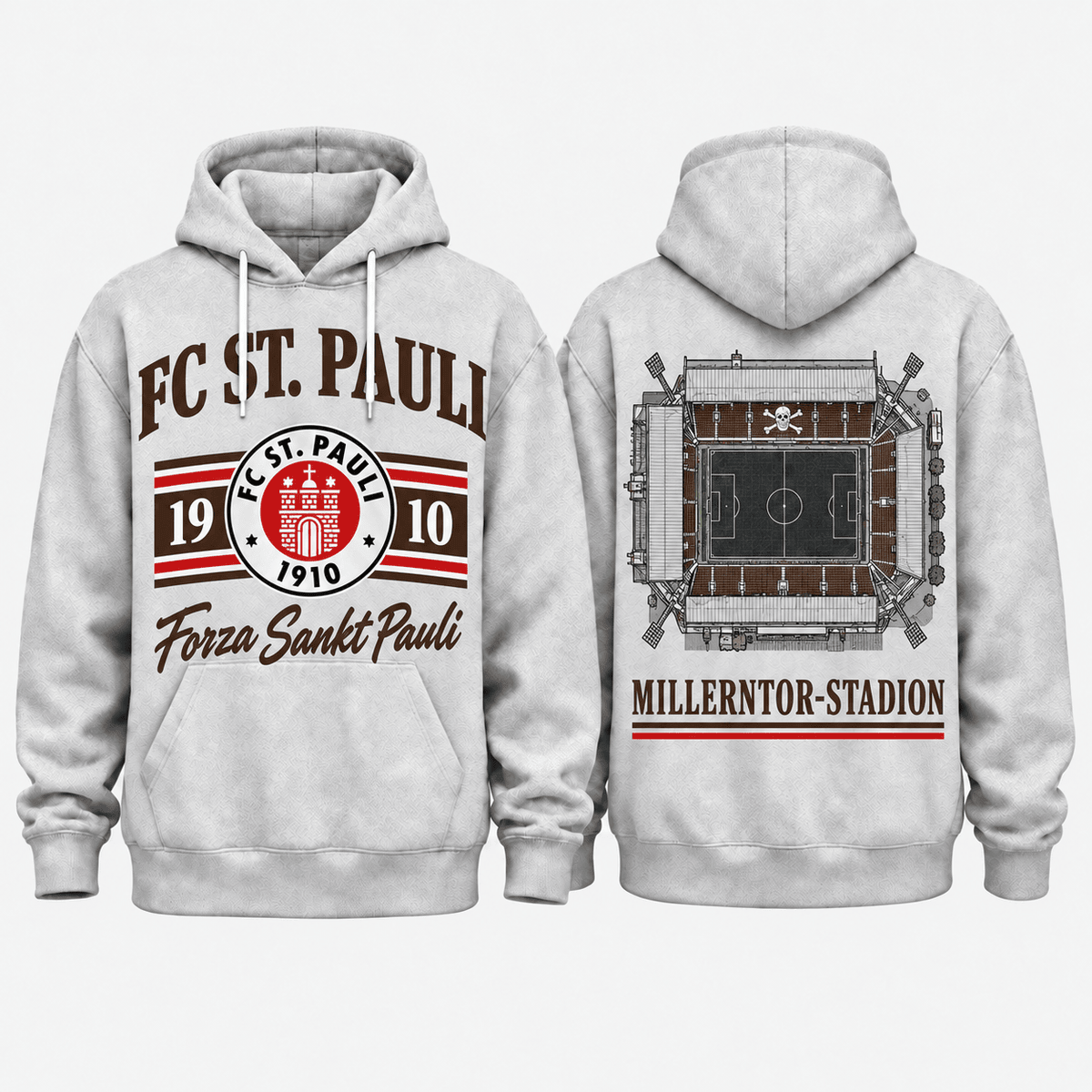 FC St. Pauli Stadium Graphic Hoodie