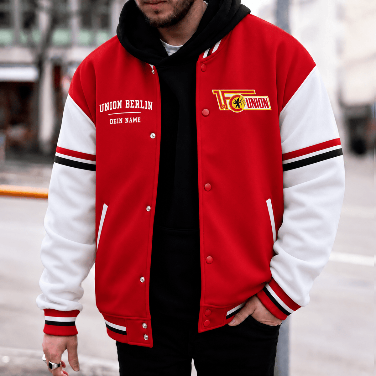 Union Berlin Personalized Varsity Jacket – Custom Name Baseball Bomber