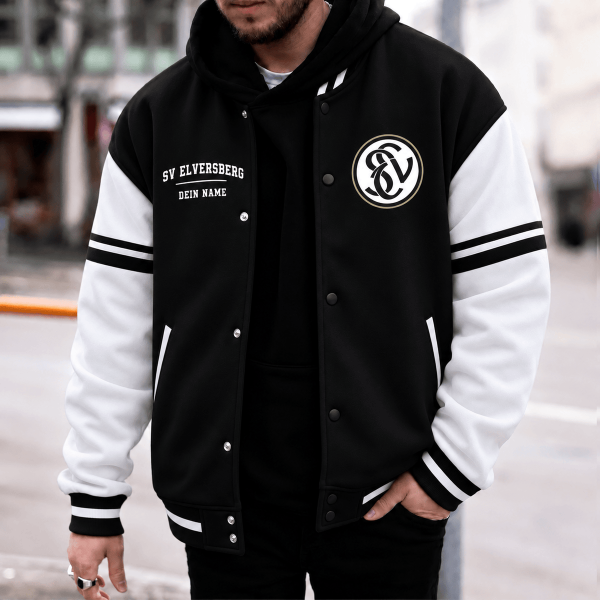 SV Elversberg Personalized Varsity Jacket – Custom Name Baseball Bomber