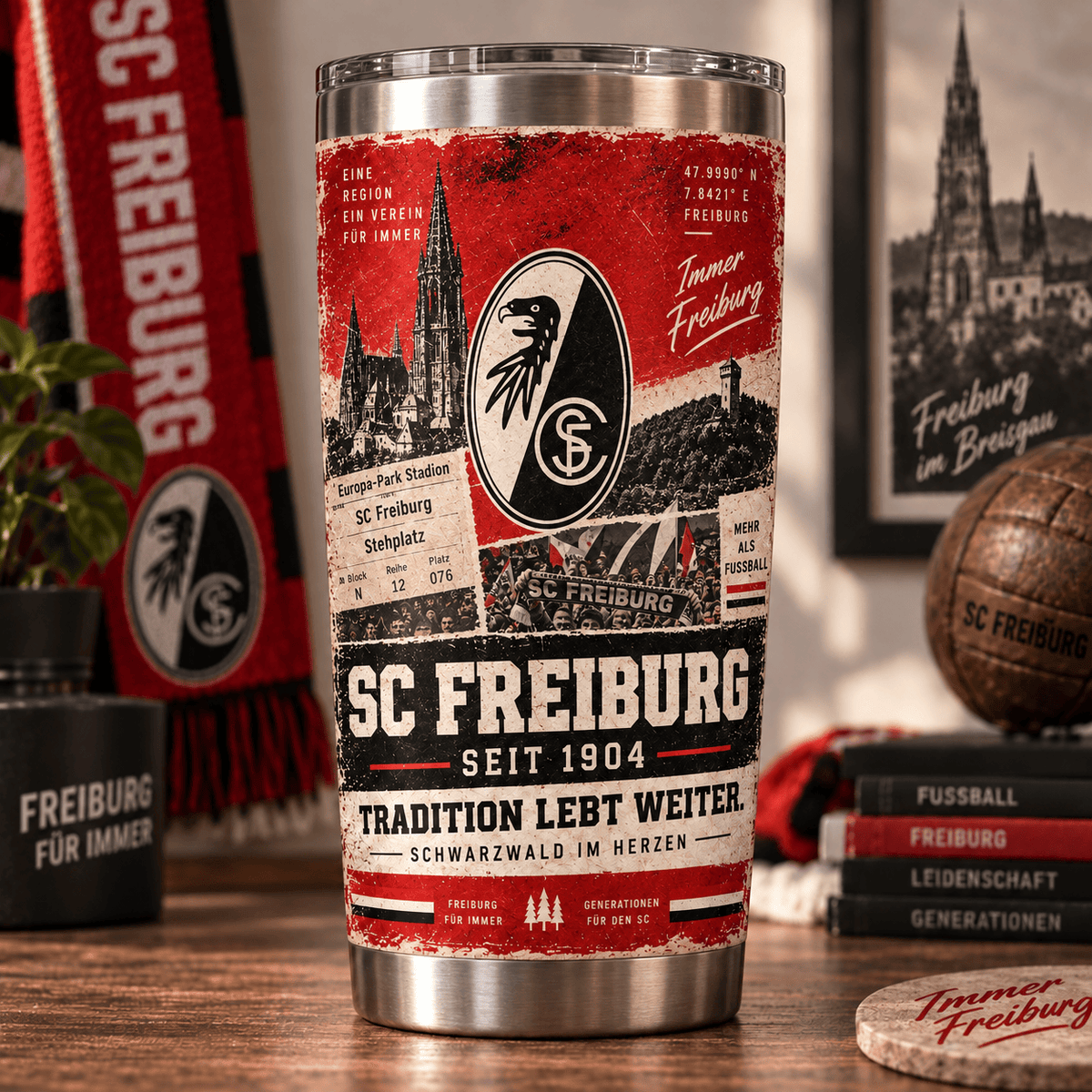 SC Freiburg Heritage Tumbler – Tradition Lebt Weiter Edition