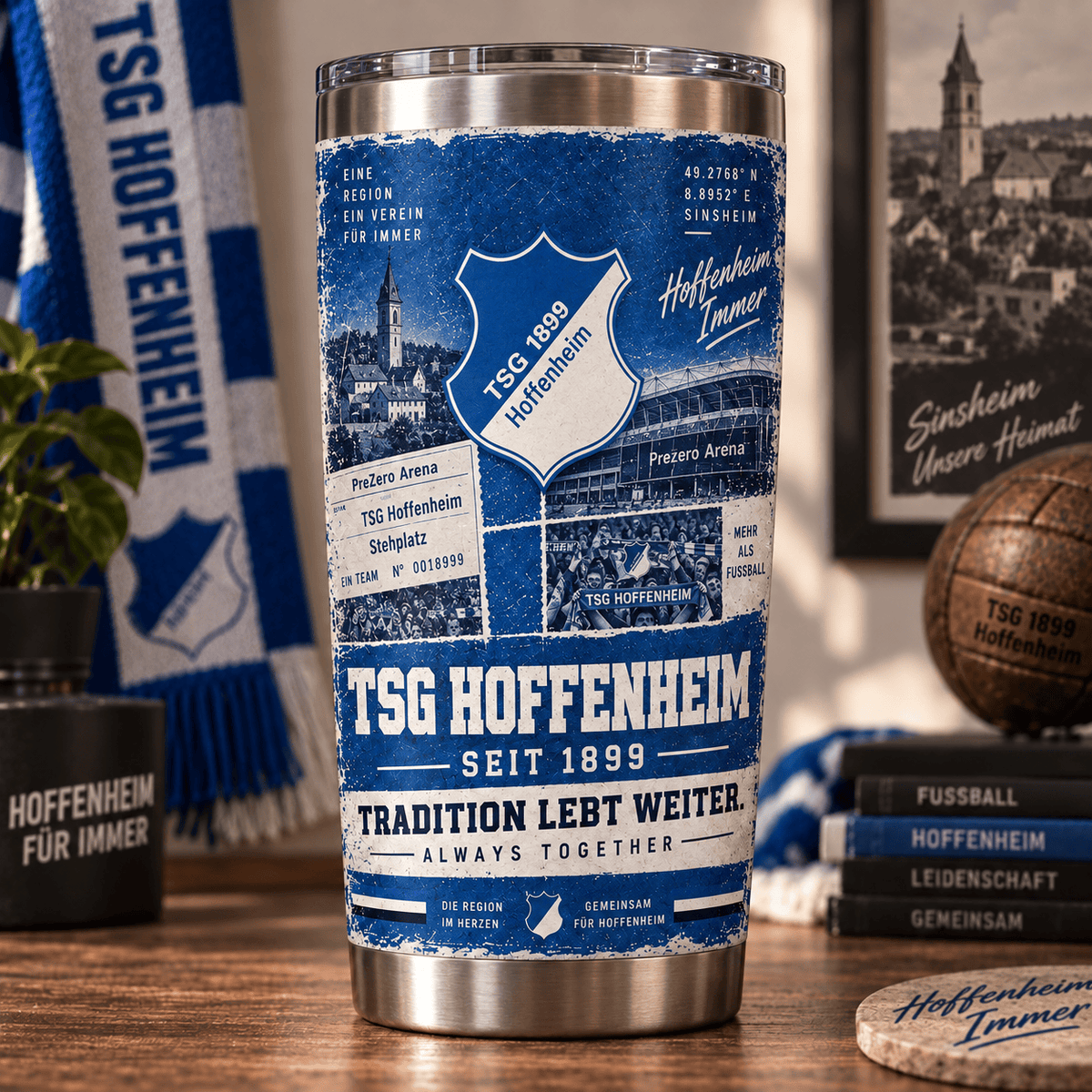 TSG Hoffenheim Heritage Tumbler – Tradition Lebt Weiter Edition