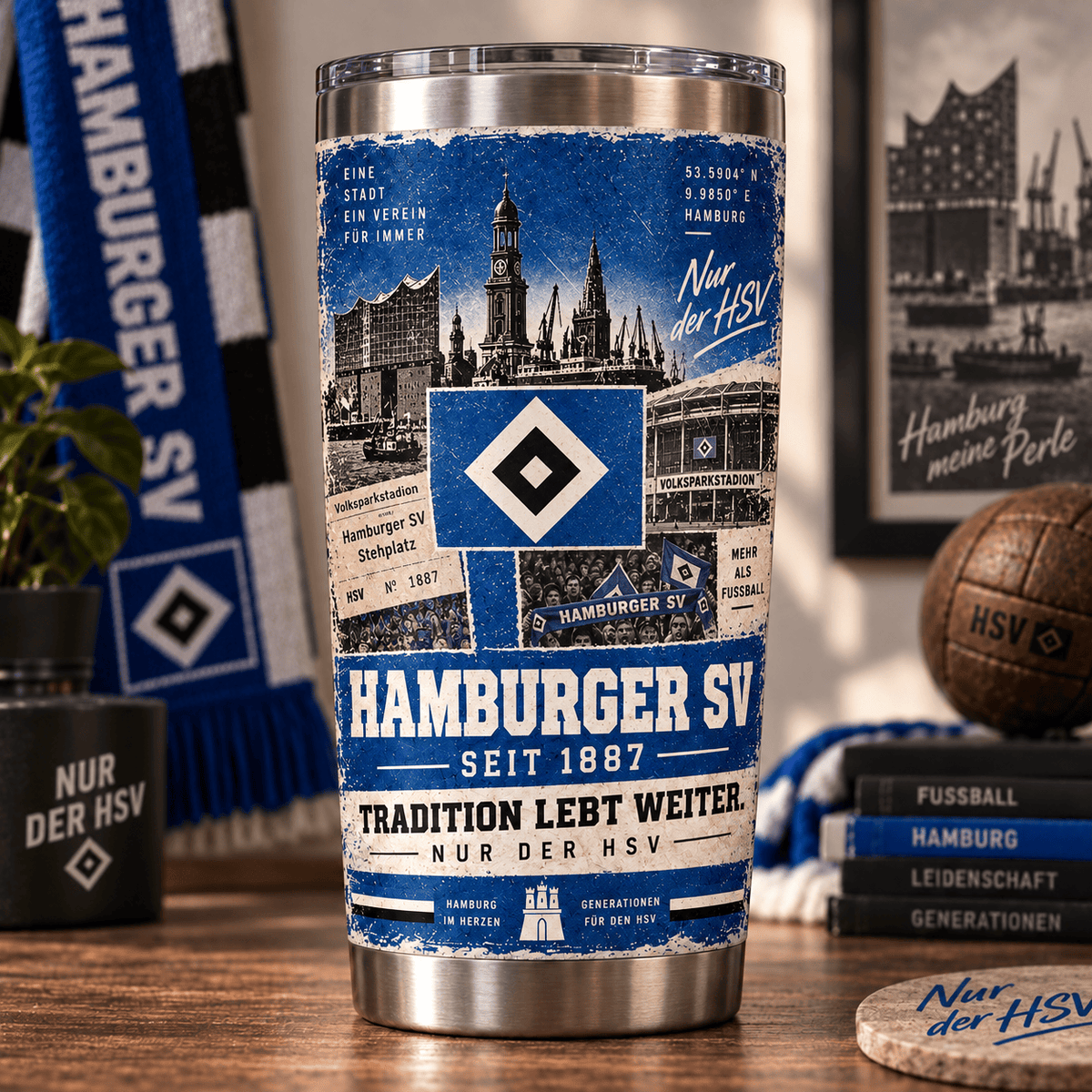 Hamburger SV Heritage Tumbler – Tradition Lebt Weiter Edition