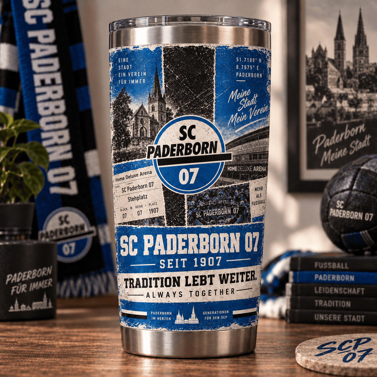 SC Paderborn 07 Heritage Tumbler – Tradition Lebt Weiter Edition