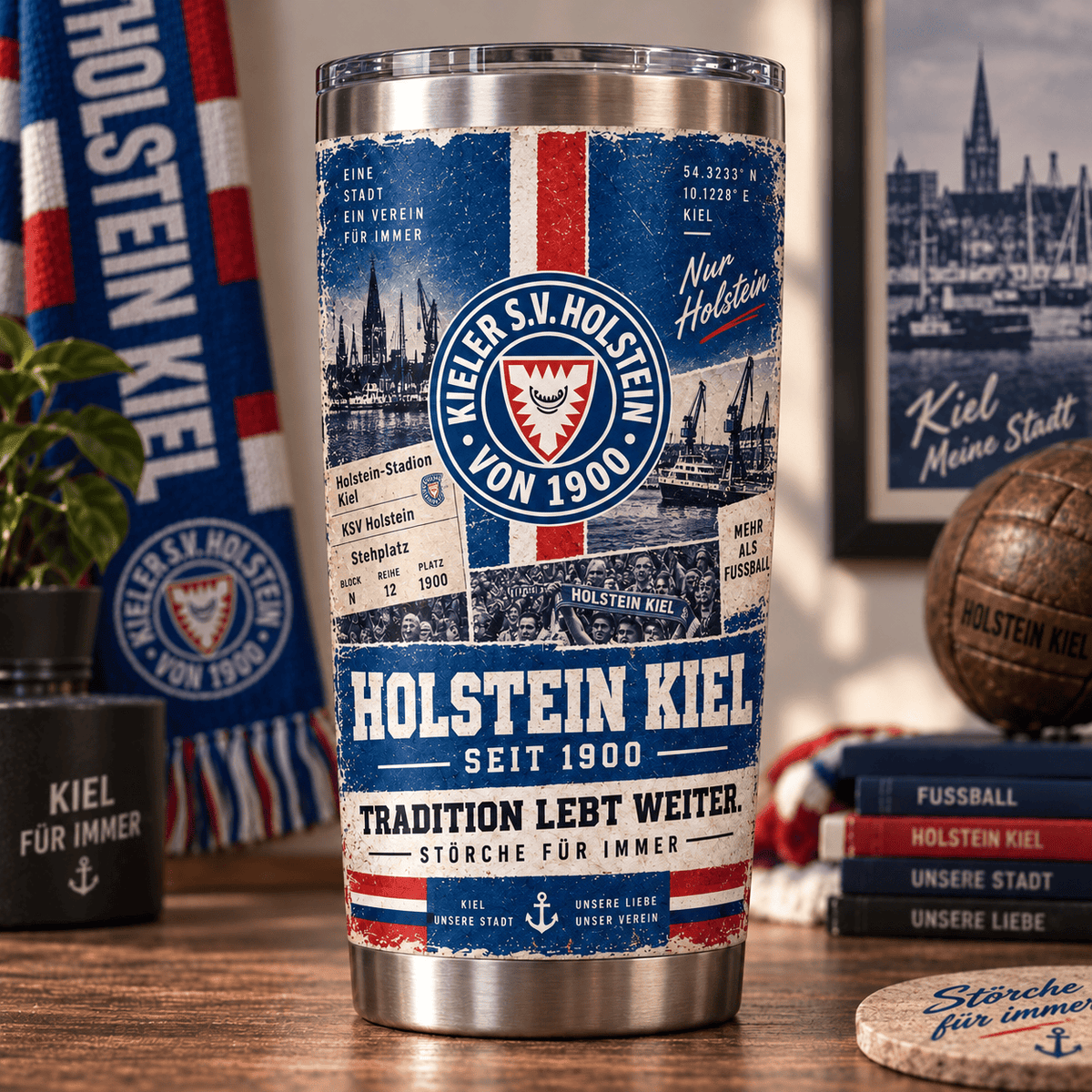 Holstein Kiel Heritage Tumbler – Tradition Lebt Weiter Edition