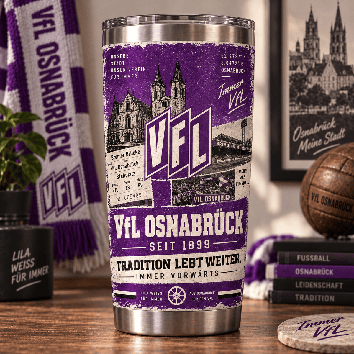 VfL Osnabrück Heritage Tumbler – Tradition Lebt Weiter Edition
