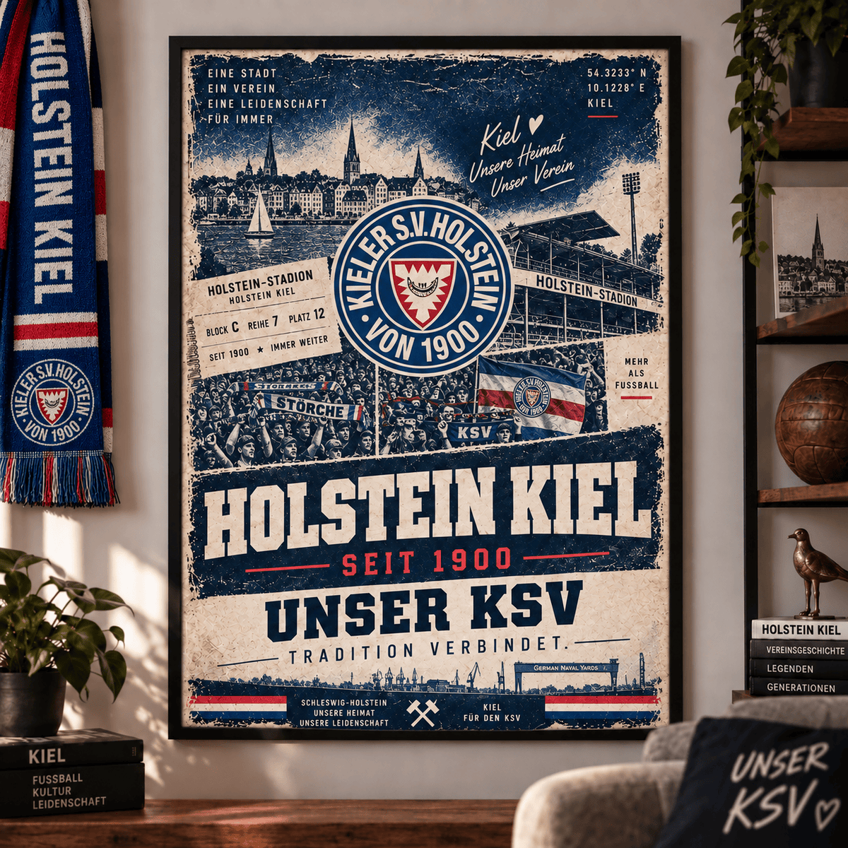 Holstein Kiel Heritage Wall Art – Vintage Tradition Lives On Poster Print