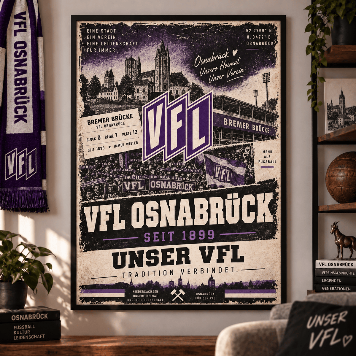 VfL Osnabrück Heritage Wall Art – Vintage Tradition Lives On Poster Print