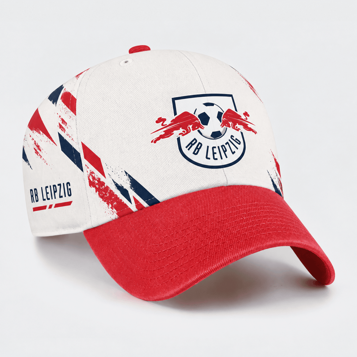 RB Leipzig Two-Tone Baseball Cap – Sporty Football Fan Hat