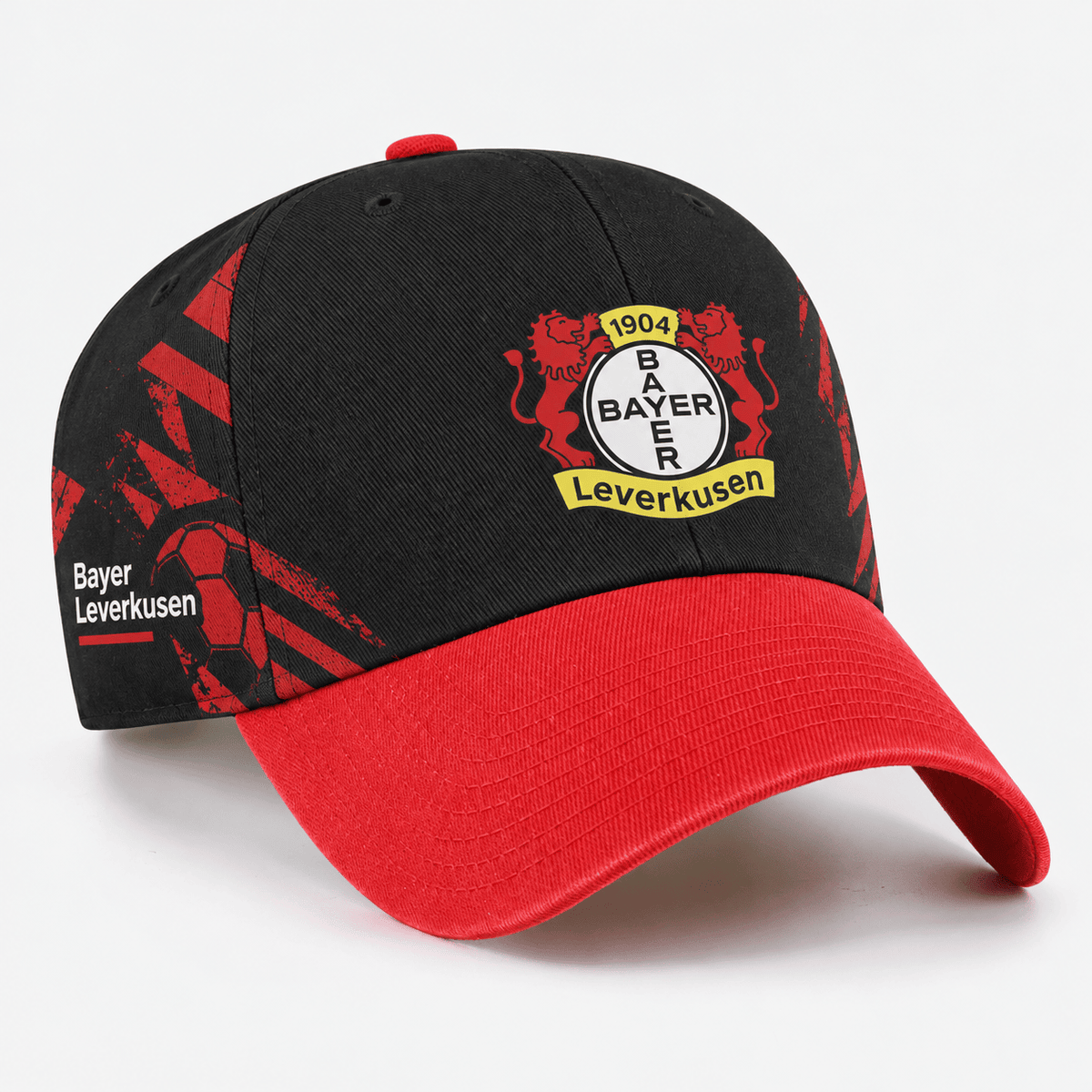Bayer Leverkusen Two-Tone Baseball Cap – Sporty Football Fan Hat