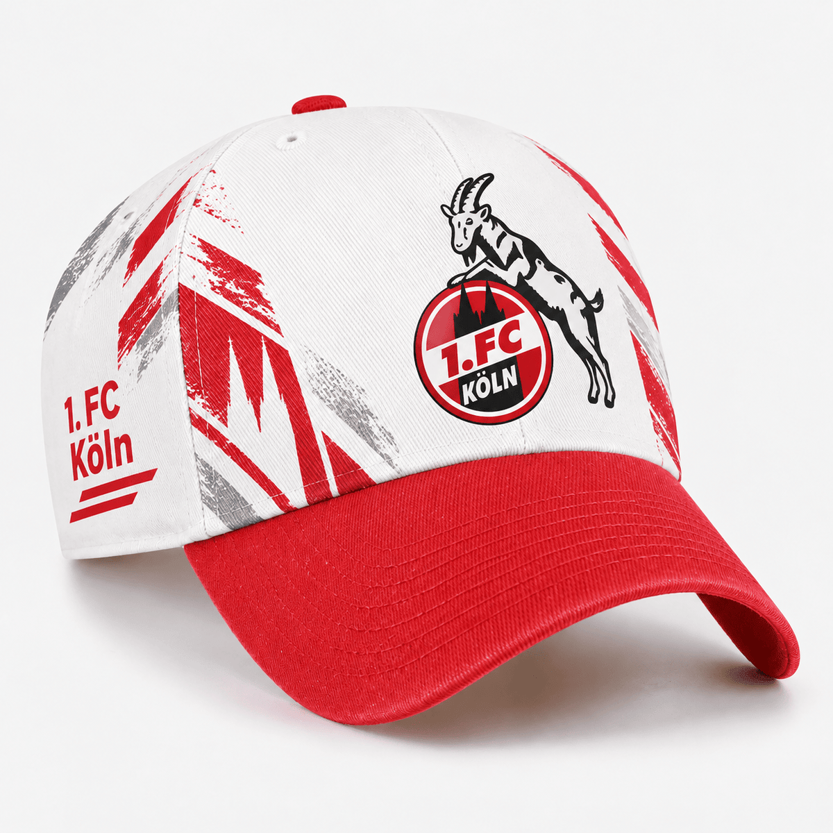 1. FC Köln Two-Tone Baseball Cap – Sporty Football Fan Hat