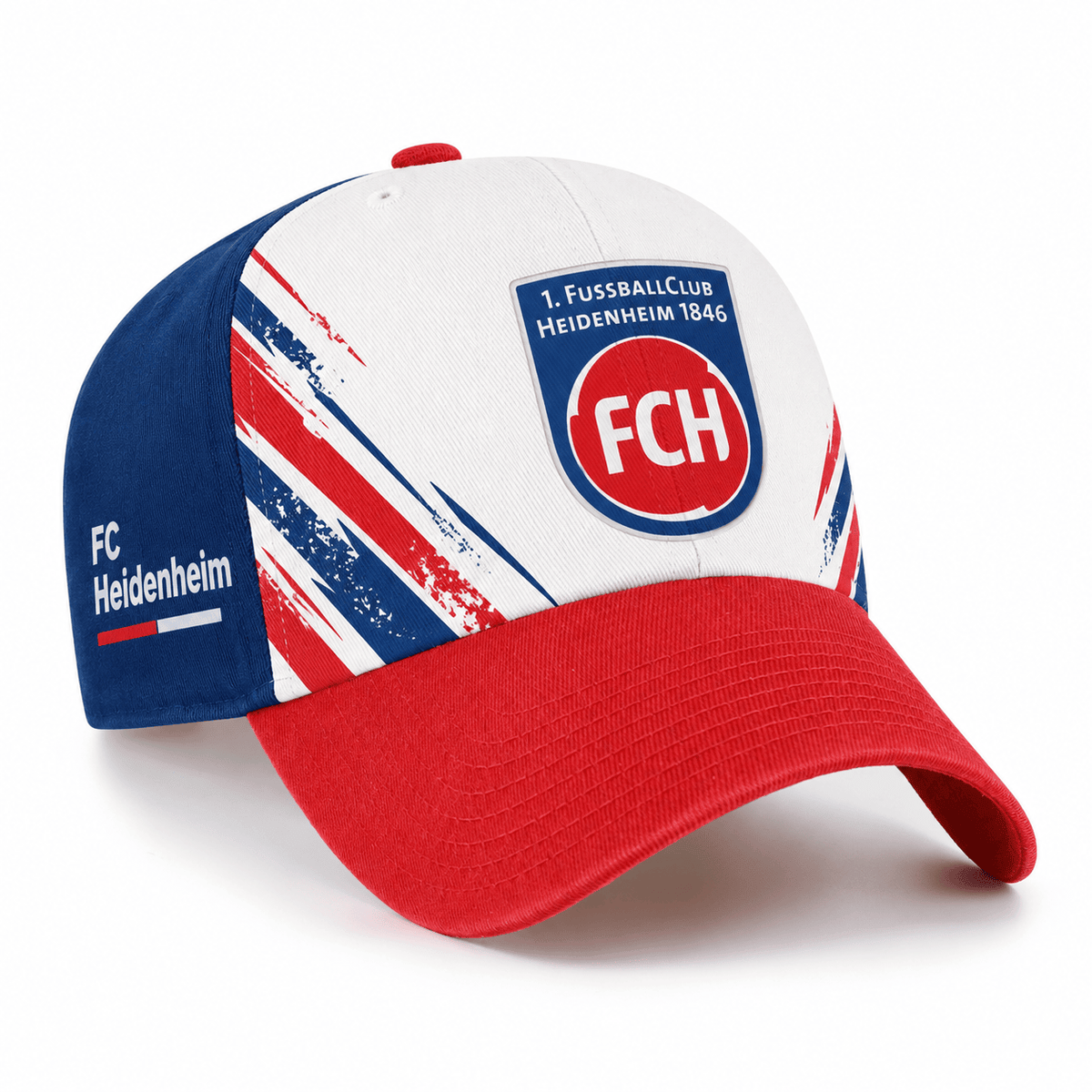 FC Heidenheim Two-Tone Baseball Cap – Sporty Football Fan Hat