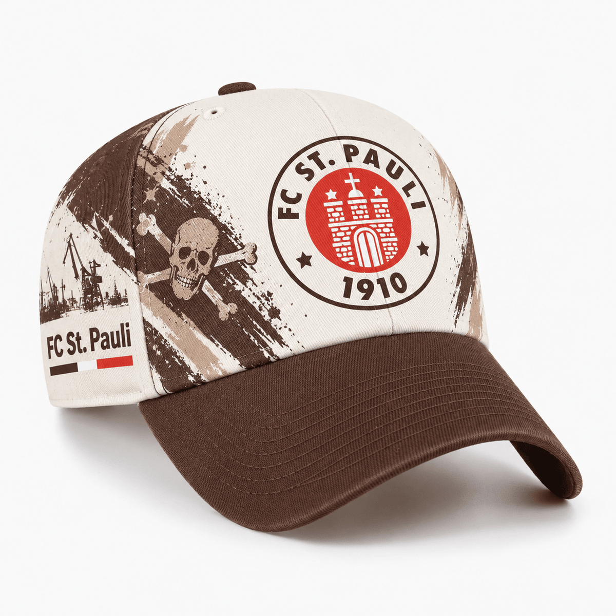 FC St. Pauli Two-Tone Baseball Cap – Sporty Football Fan Hat