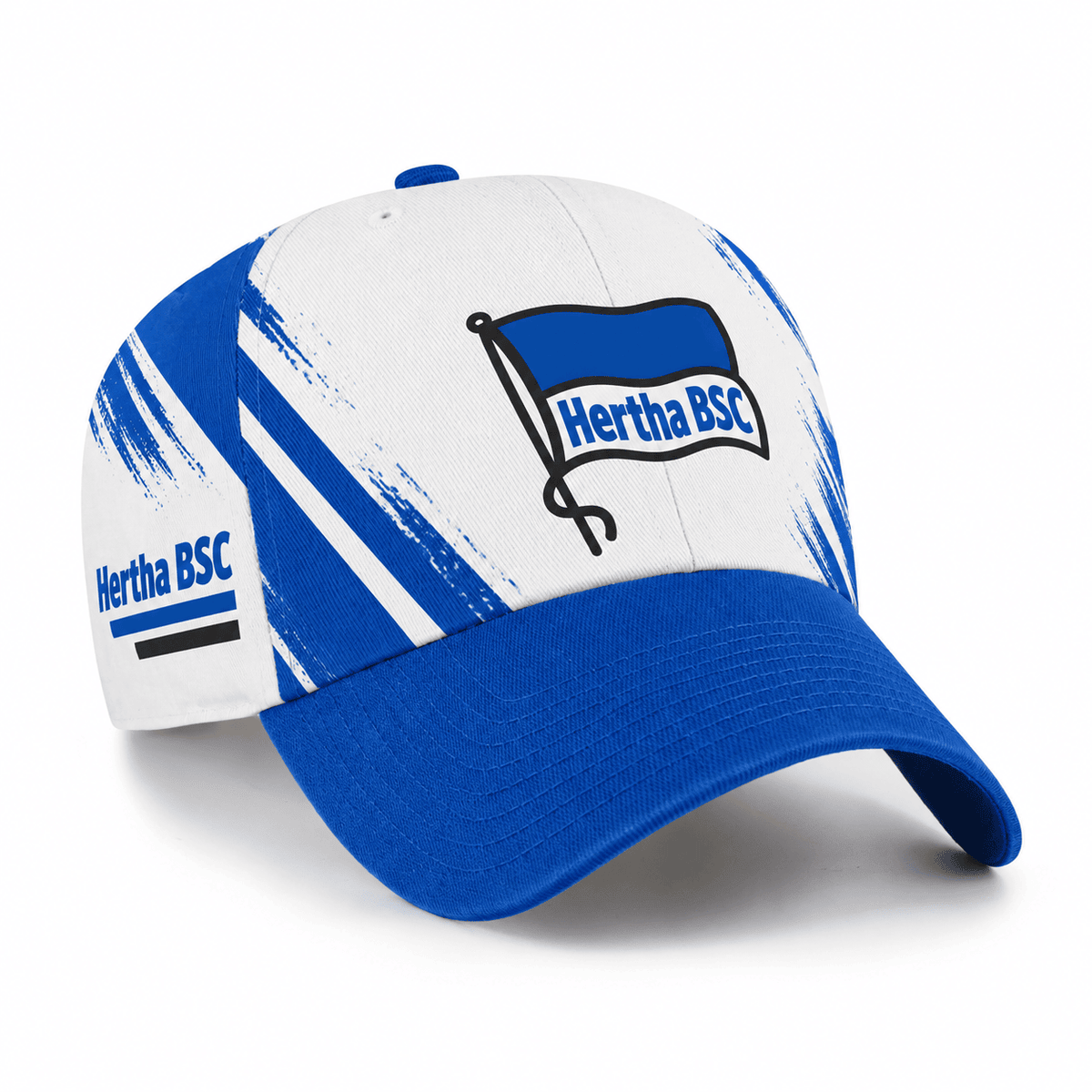 Hertha BSC Two-Tone Baseball Cap – Sporty Football Fan Hat
