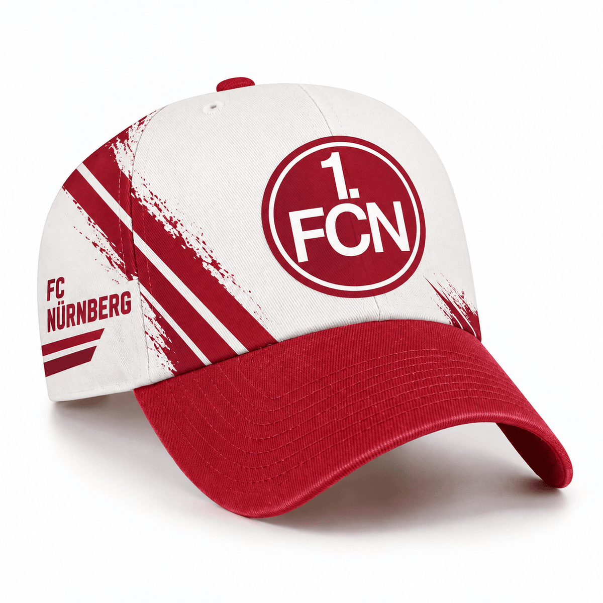 FC Nürnberg Two-Tone Baseball Cap – Sporty Football Fan Hat