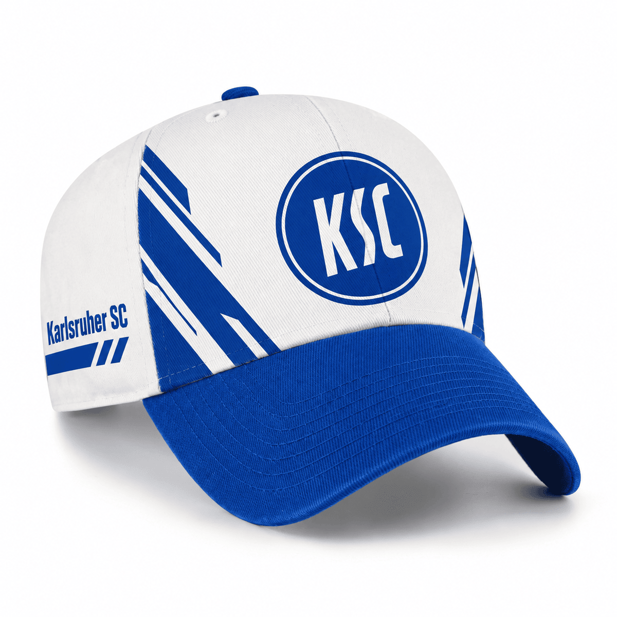 Karlsruher SC Two-Tone Baseball Cap – Sporty Football Fan Hat
