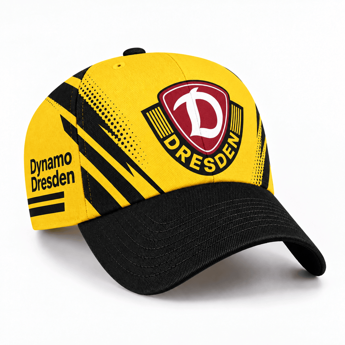 Dynamo Dresden Two-Tone Baseball Cap – Sporty Football Fan Hat