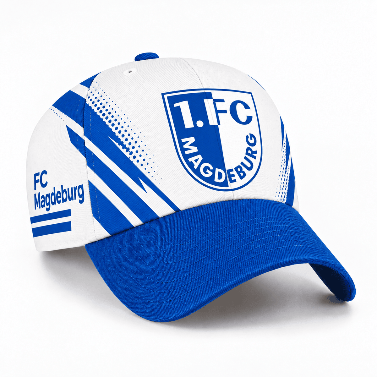 FC Magdeburg Two-Tone Baseball Cap – Sporty Football Fan Hat