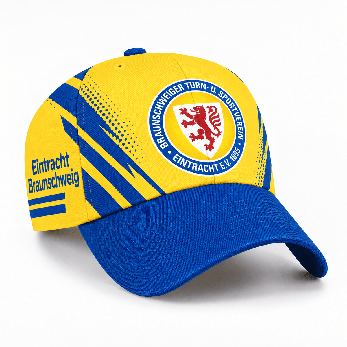 Eintracht Braunschweig Two-Tone Baseball Cap – Sporty Football Fan Hat