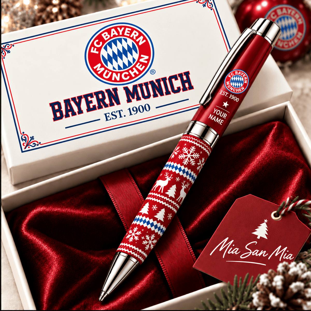 Bayern Munich Personalized Holiday Ballpoint Pen