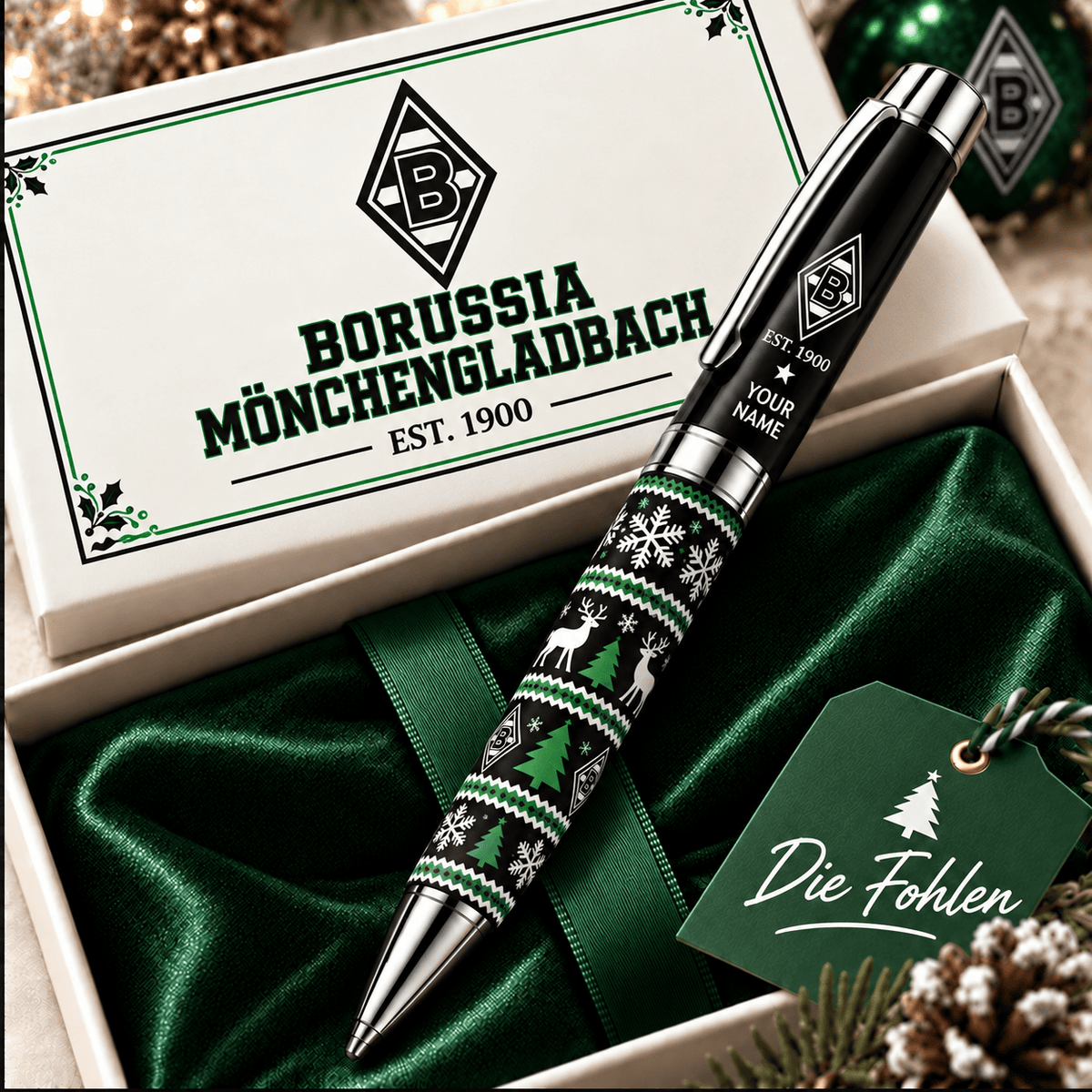 Borussia Mönchengladbach Personalized Holiday Ballpoint Pen