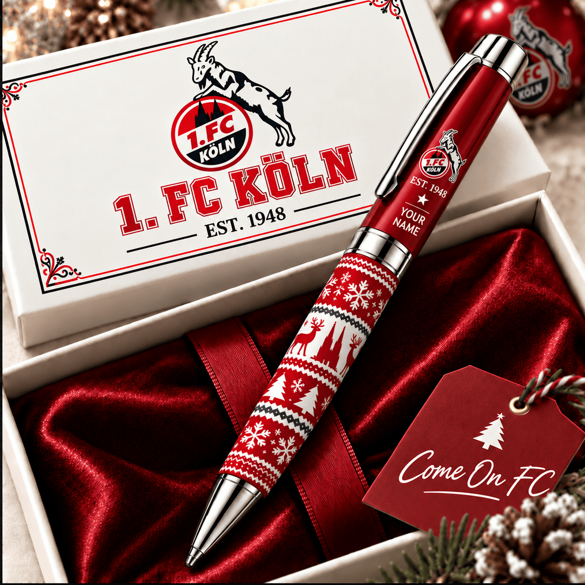 1. FC Köln Personalized Holiday Ballpoint Pen