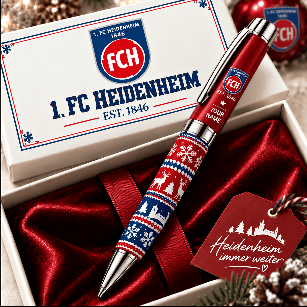 FC Heidenheim Personalized Holiday Ballpoint Pen